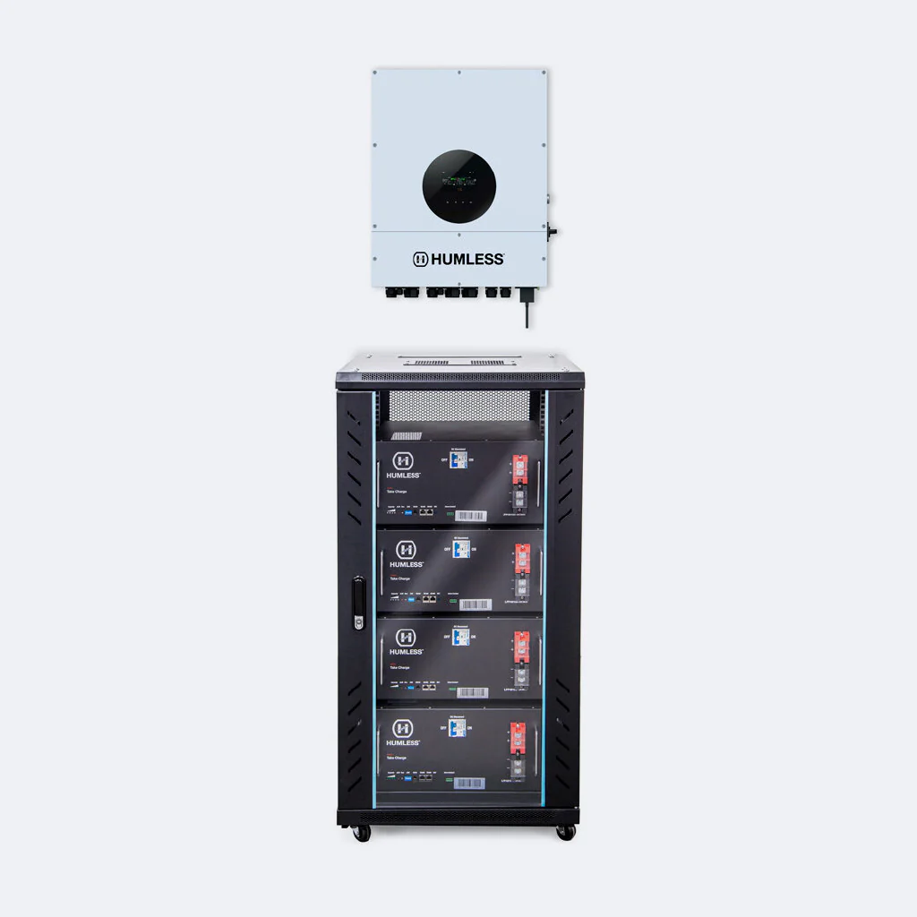 Humless IP65 Rack-Mount BESS - residential battery energy storage system, view 1