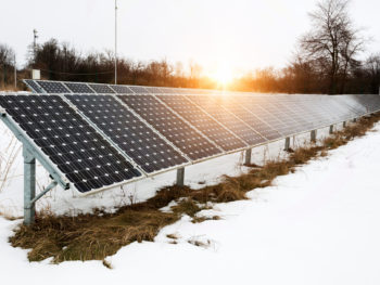 Solar panels in winter - Battery Powered Generator